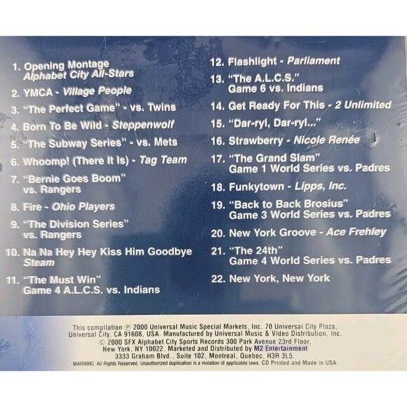 New York Yankees Collection Official Soundtrack To The Team Of The Century (New) - Picture 4 of 5